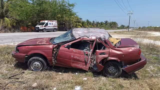 El conductor viajaba con dirección a su domicilio ubicado en la comunidad de Chikbul