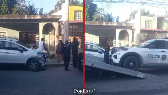 Choque en Samulá involucra patrulla en recorrido de vigilancia