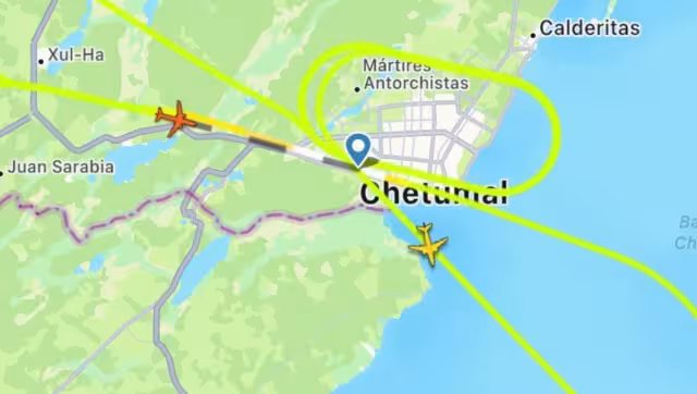 Hasta el momento la aerolínea no ha reportado el motivo por el cual no ha podido aterrizar su avión