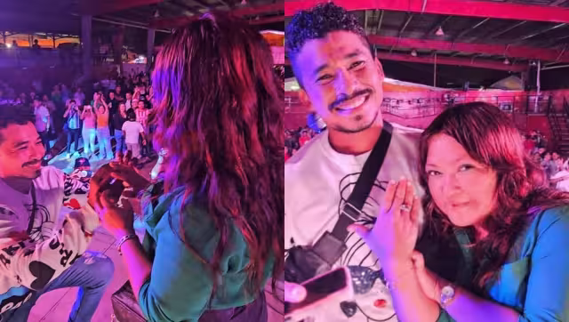 La pareja fue felicitada por los asistentes a la Feria Yucatán Xmatkuil 2023