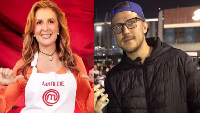 Matilde y su hijo gemelo, Diego. Foto: Especial