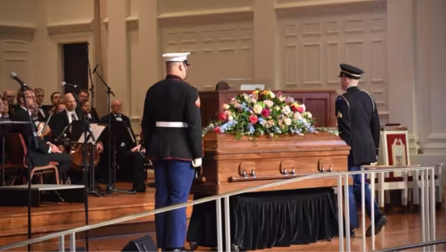 Este miércoles fue sepultada Rosalynn Carter, esposa del expresidente de los Estados UJnidos, Jimmy Carter.