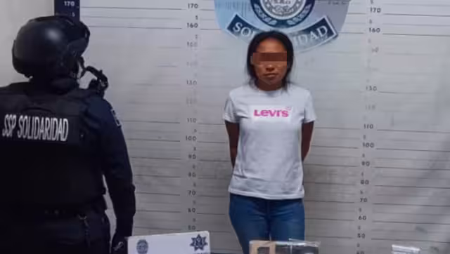 La mujer quedó a disposición de la Fiscalía de Quintana Roo