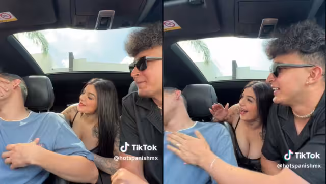 Se desmaya de la emoción al conocer a Karely Ruiz