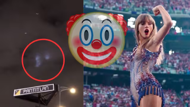Al final las luces solo eran parte de una prueba para el concierto de Taylor Swift, lo que provocó burlas en redes sociales. Foto: Especial