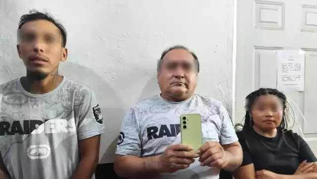 Los tres detenidos fueron puestos a disposición de las autoridades