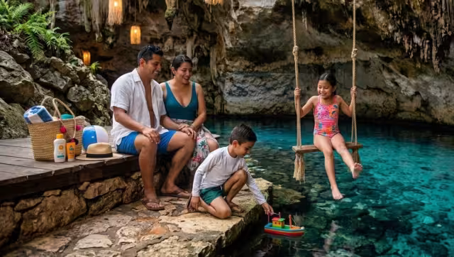Los cenotes de Yucatán son perfectos para el Día del Padre