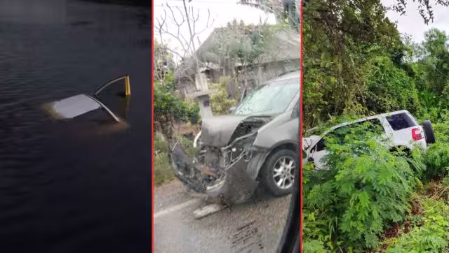 En menos de 24 horas, tres accidentes en la carretera Carmen–Nuevo Campechito