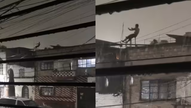 El joven haciendo ejercicio se ha hecho viral en TikTok