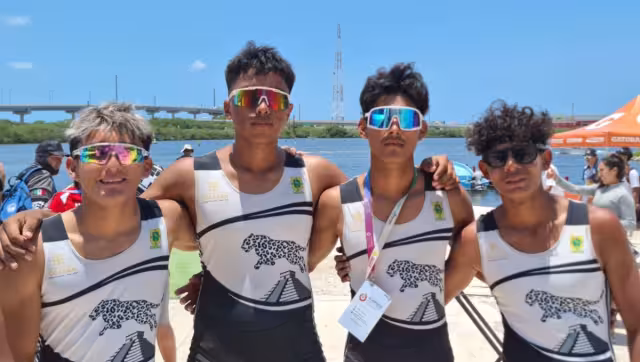 Los deportistas tuvieron una difícil salida