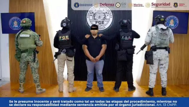 La captura se dio como resultado de un trabajo conjunto que involucró a corporaciones de seguridad de los tres niveles de gobierno