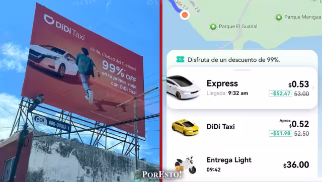 DiDi: choferes protestan en Campeche por pagos insuficientes