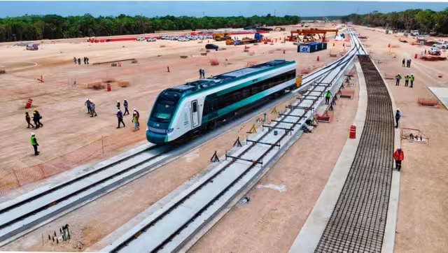 El Tren Maya, un proyecto de infraestructura ferroviaria que conectará varios estados del Sureste de México
