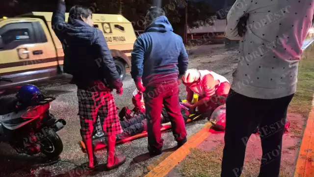 Choque en la colonia Francisco I. Madero moviliza cuerpos de emergencia