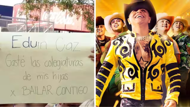 Para la madre de familia lo principal era ver en vivo a Grupo Firme