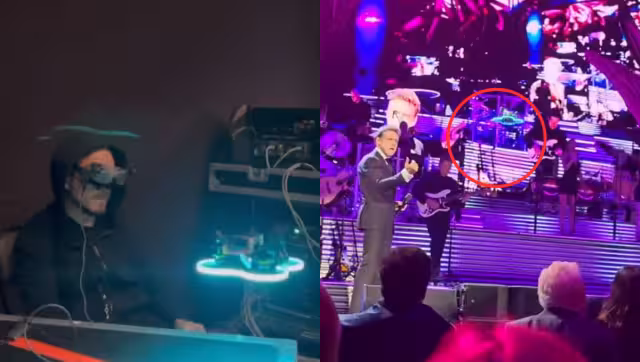 Luis Miguel y el dron FPV en sus conciertos. Foto: Especial