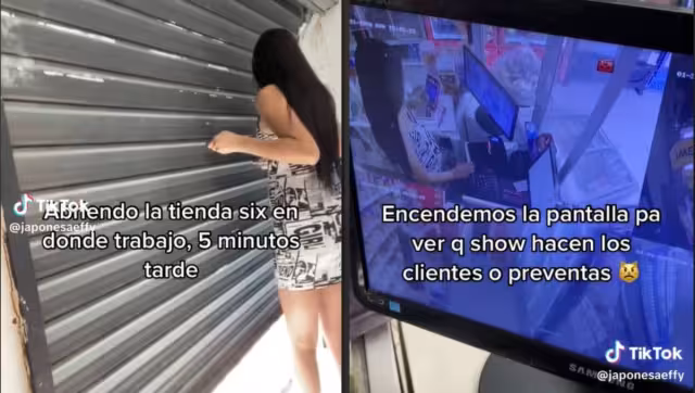 Cajera se vuelve viral en TikTok por abrir y cerrar una tienda