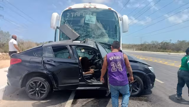 La mujer afectada fue auxiliada por paramédicos