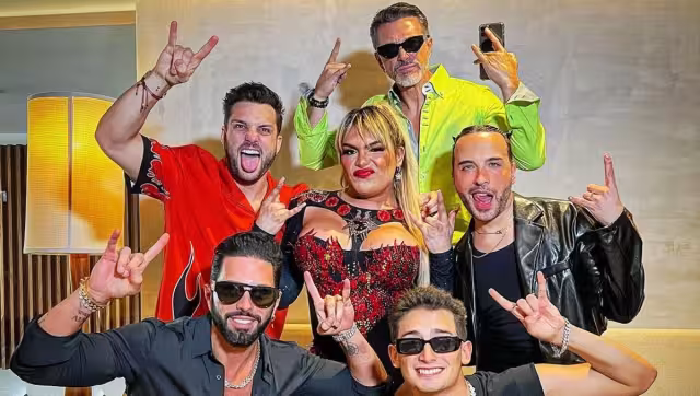 Sergio Mayer y Wendy Guevara pertenecieron al Team Infierno en La Casa de los Famosos México