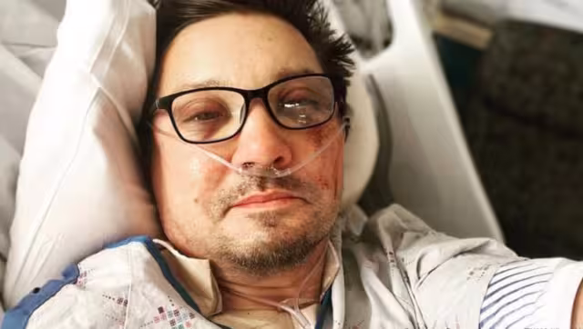 Las primeras imágenes del actor desde el hospital. Foto: especial