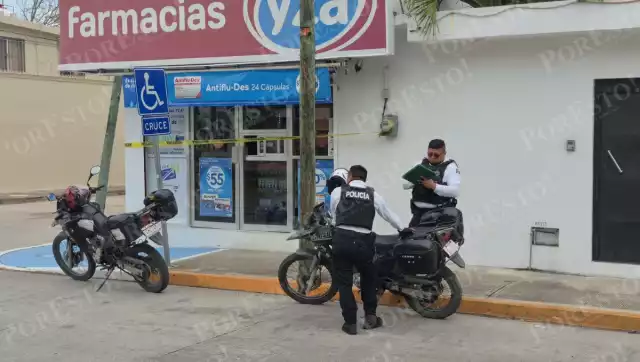 Violento asalto a farmacia en Ciudad del Carmen, Campeche, desata fuerte movilización policiaca