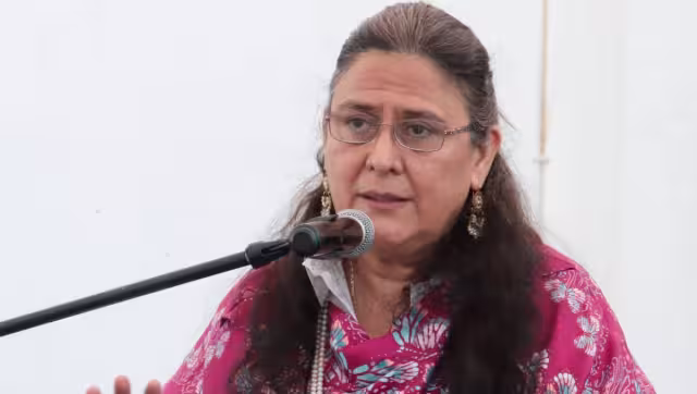 María del Rosario Orozco, esposa del finado gobernador, Miguel Barbosa Huerta