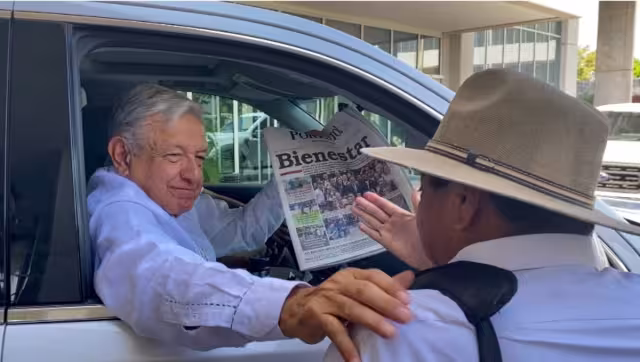 AMLO acudió a reunirse con el Gobernador de Yucatán para iniciar con su agenda de supervisión