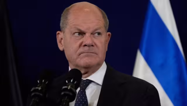 El canciller alemán, Olaf Sholz, debió correr hacia un refugio antimisiles luego de que se detectará un ataque hacia el aeropuerto de Tel Aviv