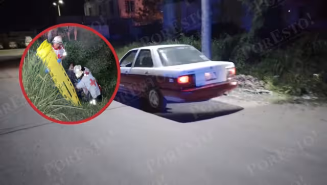 El joven fue trasladado de urgencia al hospital