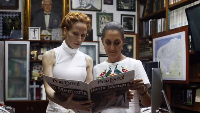 Alicia Menéndez Figueroa y Claudia Sheinbaum platicaron sobre varios temas, entre ellos el legado de su padre, Don Mario Renato Menéndez