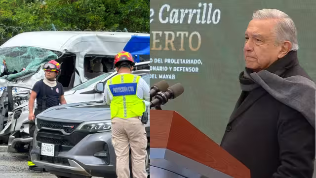 El presidente de México habló sobre el accidente y lamentó lo sucedido