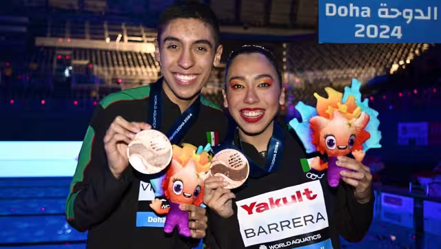 Barrera y Villalobos subieron al podio tras quedar en el tercer sitio de la prueba