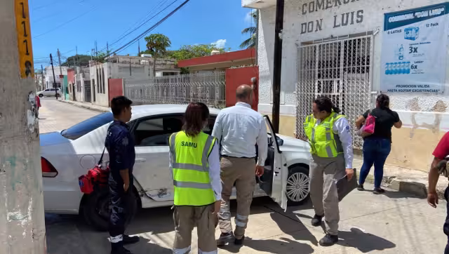 La mujer fue rescatada por paramédicos