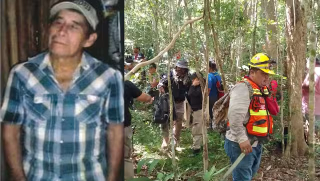 Encuentran a don Isabel Chuc, abuelito perdido enla Selva Maya desde hace 7 días