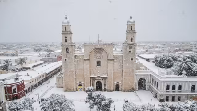 En la Península de Yucatán nunca podrá caer nieve debido a su ubicación geográfica