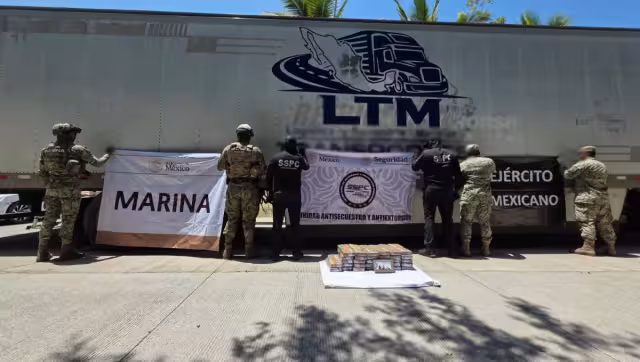 Las autoridades señalaron que este tipo de acciones forman parte de una estrategia integral para frenar el trasiego de drogas