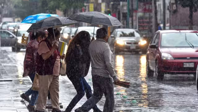 La lluvia vendrá acompañada de fuertes vientos y descargas eléctricas