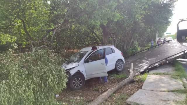 El hombre asegura que una falla mecánica provocó el accidente