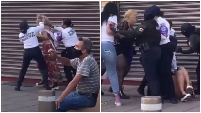 Las mujeres fueron violentadas durante una marcha en Irapuato