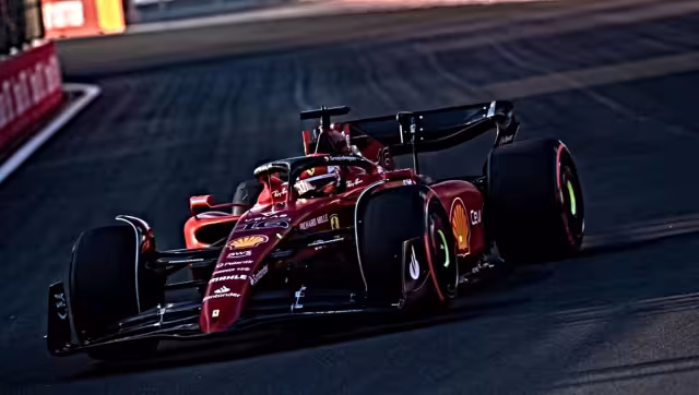Charles Leclerc terminó primero en las prácticas del GP de Arabia Saudí. Foto: Twitter @LatamF1