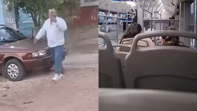 Presuntamente el chofer permaneció por 10 minutos al interior de la vivienda