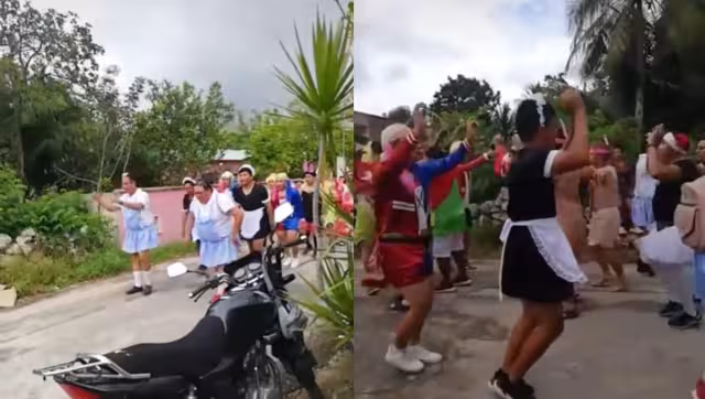 El video de la comparsa se hizo viral en redes sociales