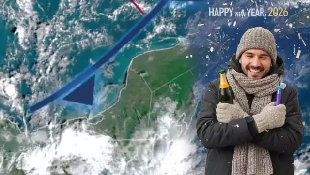 Habrá bajas temperaturas y probables lluvias para iniciar el 2026 en Yucatán