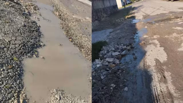 Piden vecinos de la Colonia Sor Juana Inés de la Cruz, atender calles con baches. 'Bacalar' no solo es el sector turístico, afirman