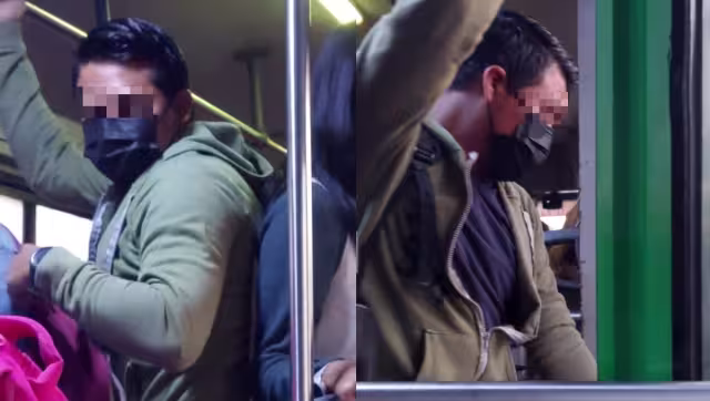 El hombre fue exhibido en redes sociales