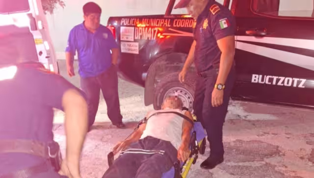 El sexagenario fue abordado a la unidad de emergencia y trasladado al Hospital San Carlos de Tizimín