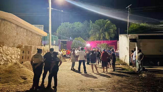 Los habitantes estaban molestos, ya que se han quejado constantemente de que con esa construcción se cerraría una calle