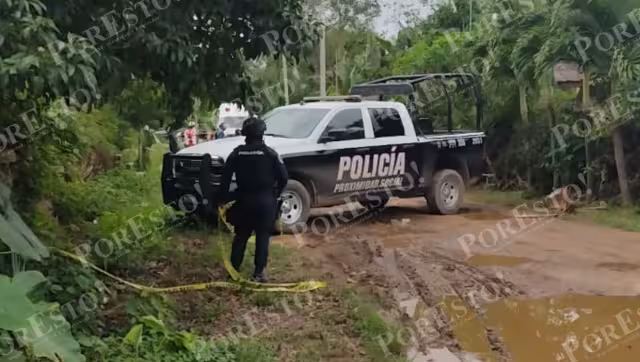 Ante estos hechos violento fue notificado a la Fiscalía General del Estado para desplazarse en la comunidad