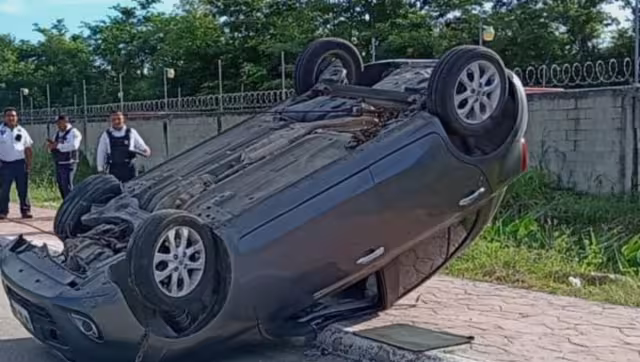 El accidente no dejó daños a terceras personas