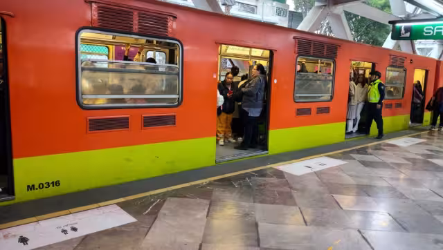 Metro de la CDMX implementa la marcha de seguridad.